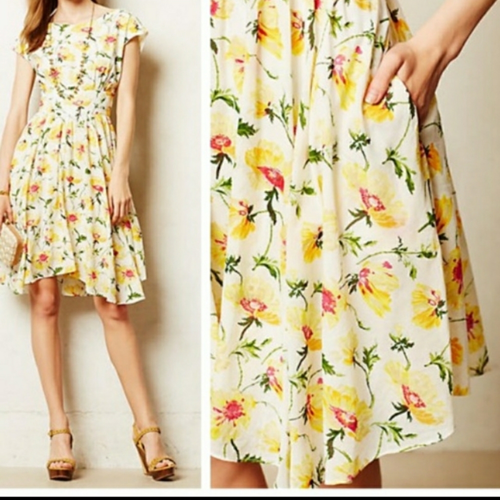 Anthropology Lil Matilija dress